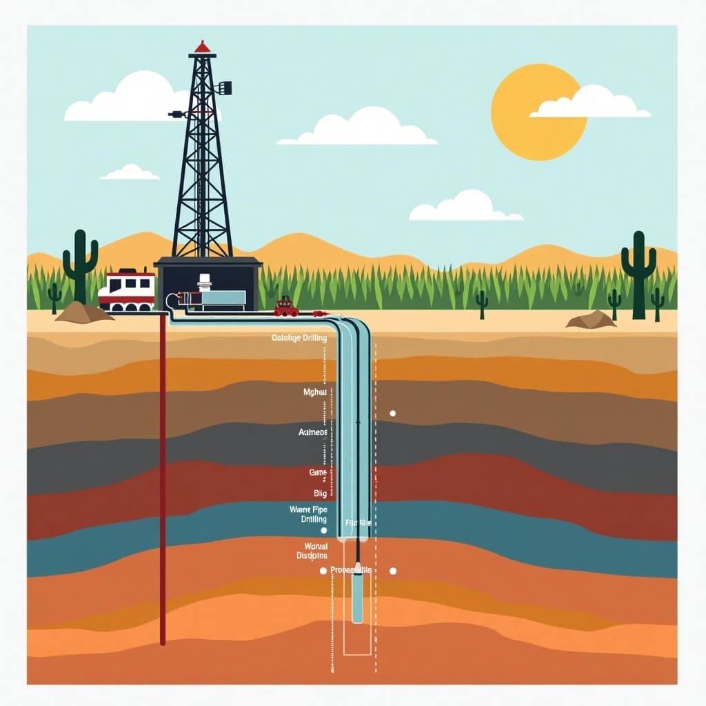 Create a diagram that illustrates the drilling | NoMoreCopyright