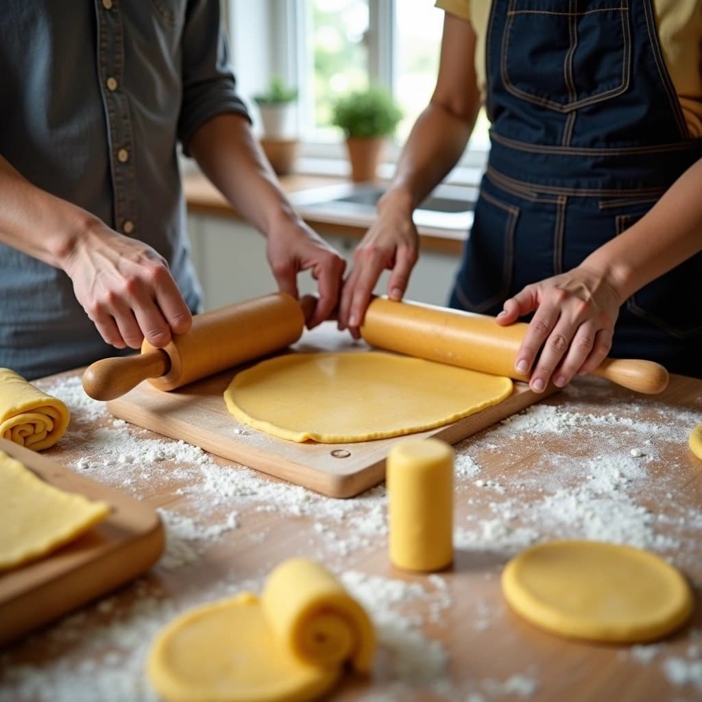 Create an image featuring two people making pas | NoMoreCopyright