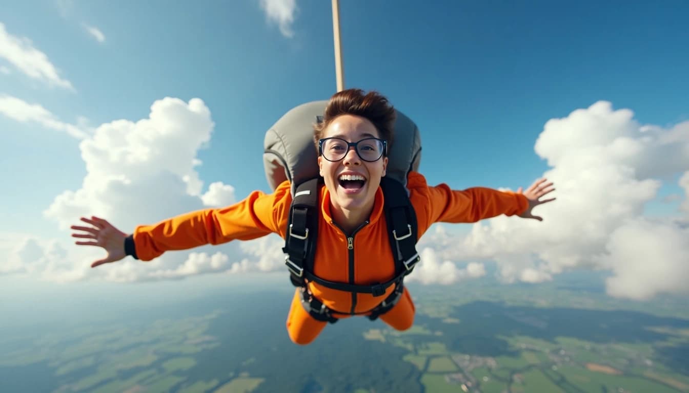 Skydiving View Images | Free AI Generated Art