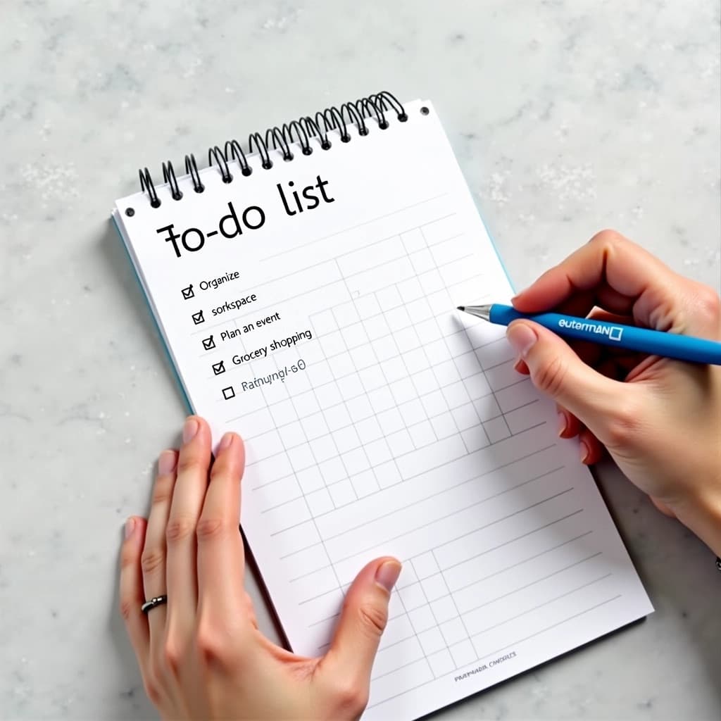 Prompt Create a design featuring a notepad | NoMoreCopyright