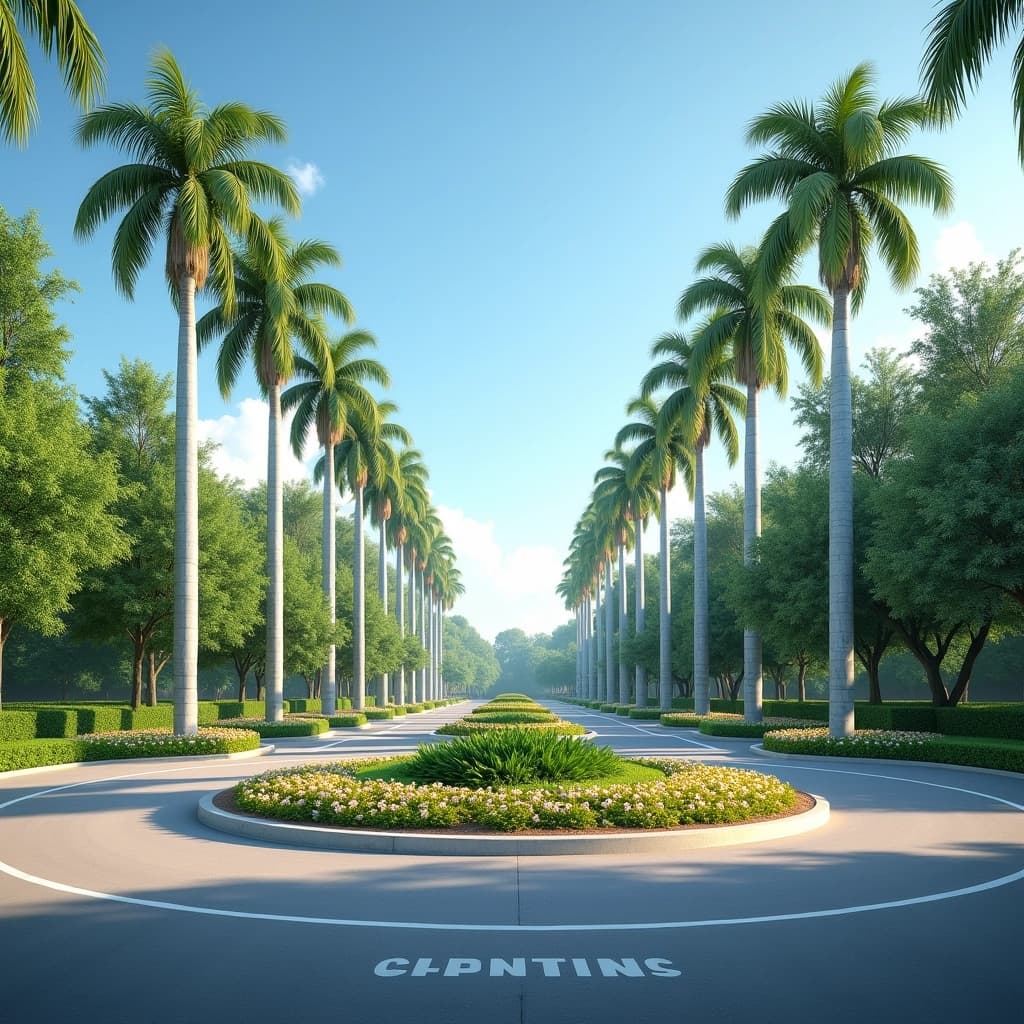 Computer Generated Roundabout Roundabout Sign Images | Free AI Generated Art