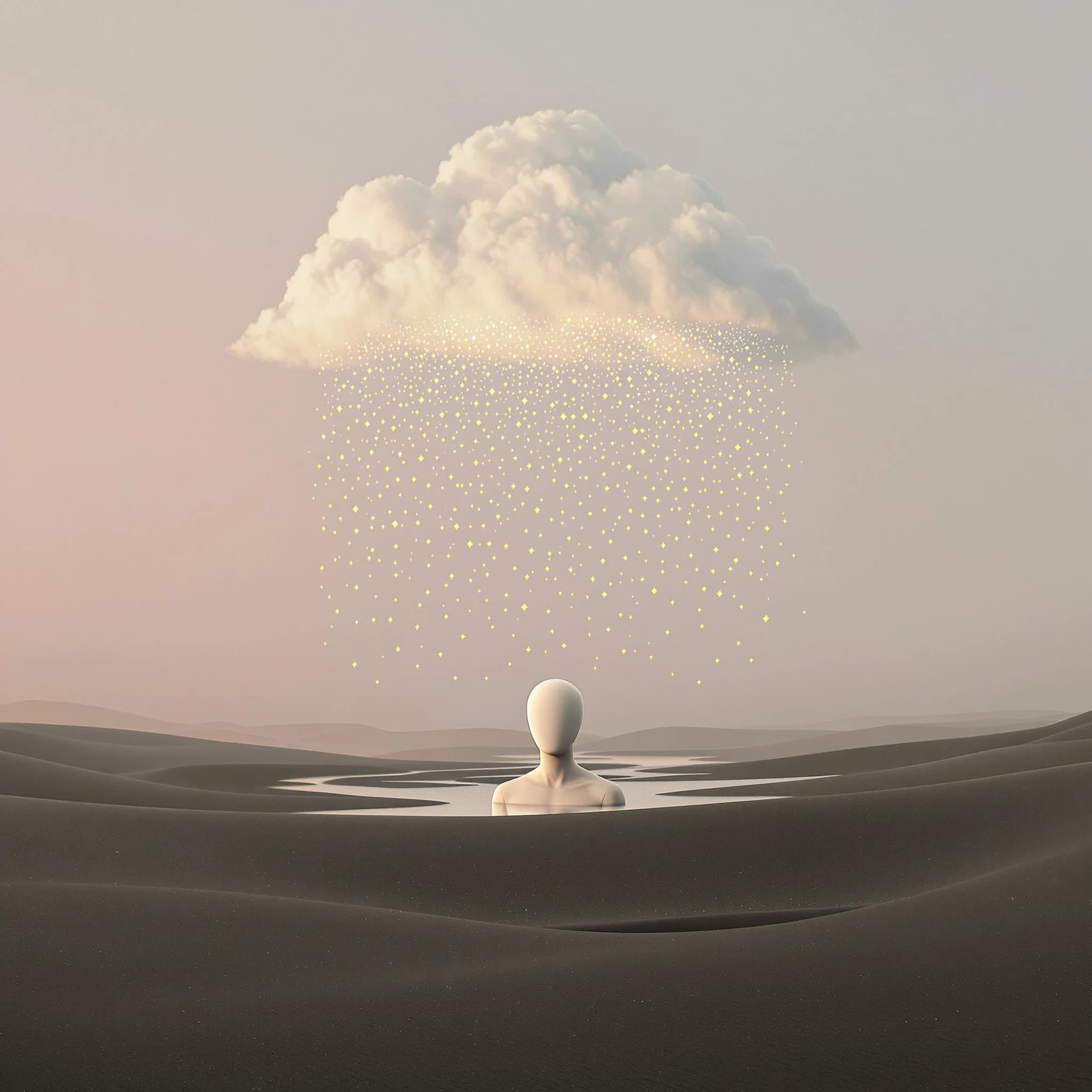 Featureless Shape Create an image featuring a featureless humanoi | NoMoreCopyright