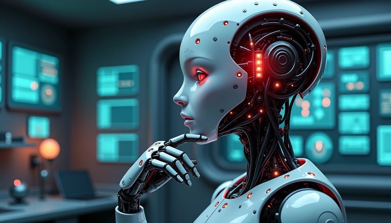 Robot Uniform Inner Create an image of a humanoid robot with a part | NoMoreCopyright
