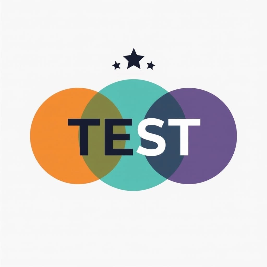 Test Logo With Text Create a logo featuring a bold | NoMoreCopyright