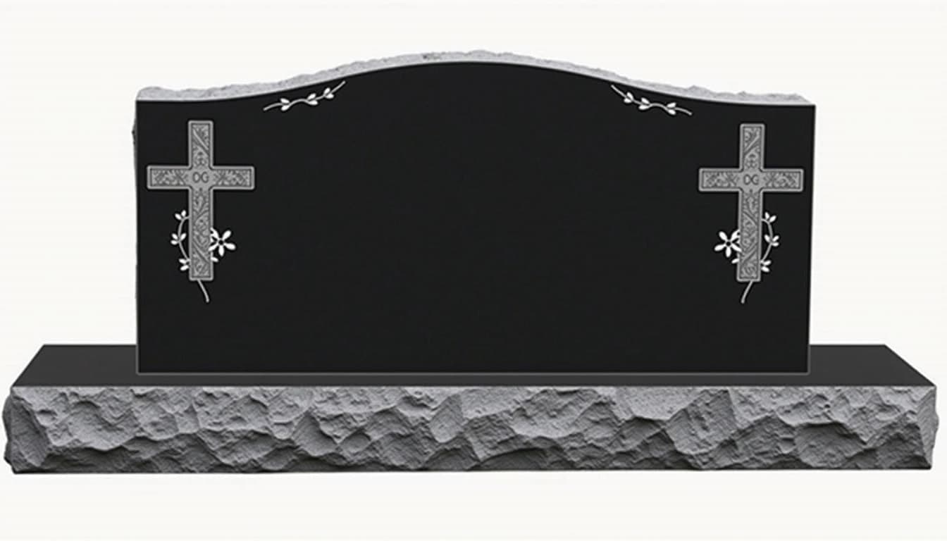 Memorial Design Pattern Design a memorial stone featuring a rounded top | NoMoreCopyright