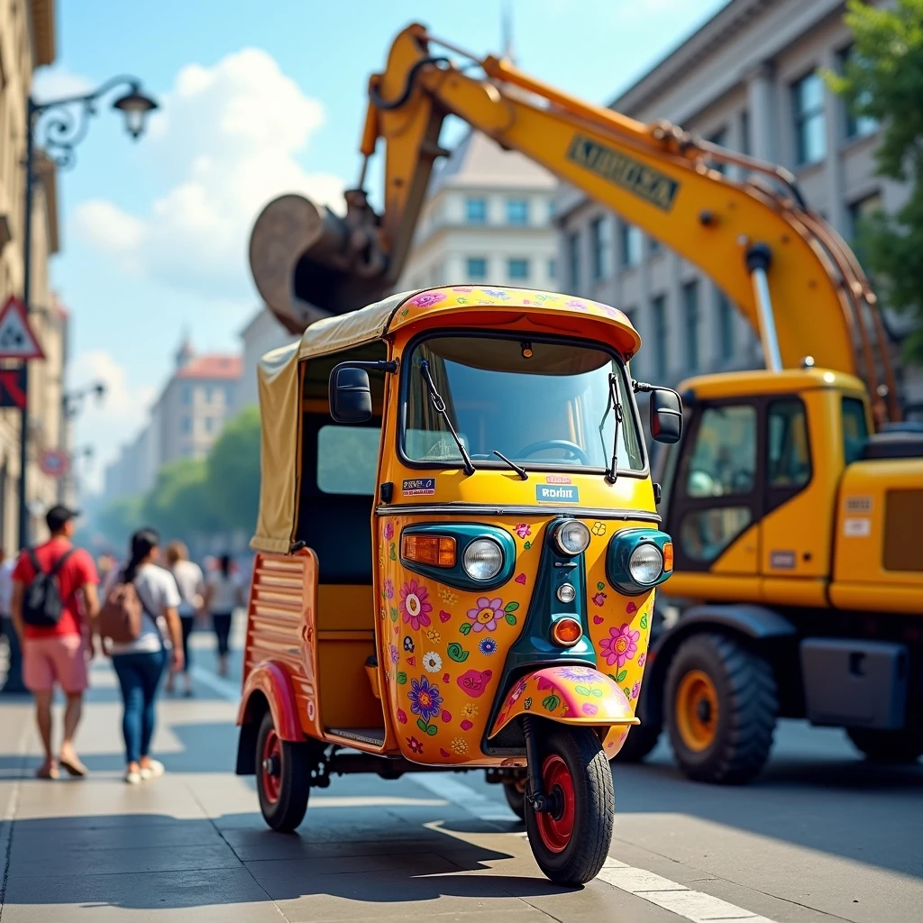 Motor Rickshaw Images | Free AI Generated Art