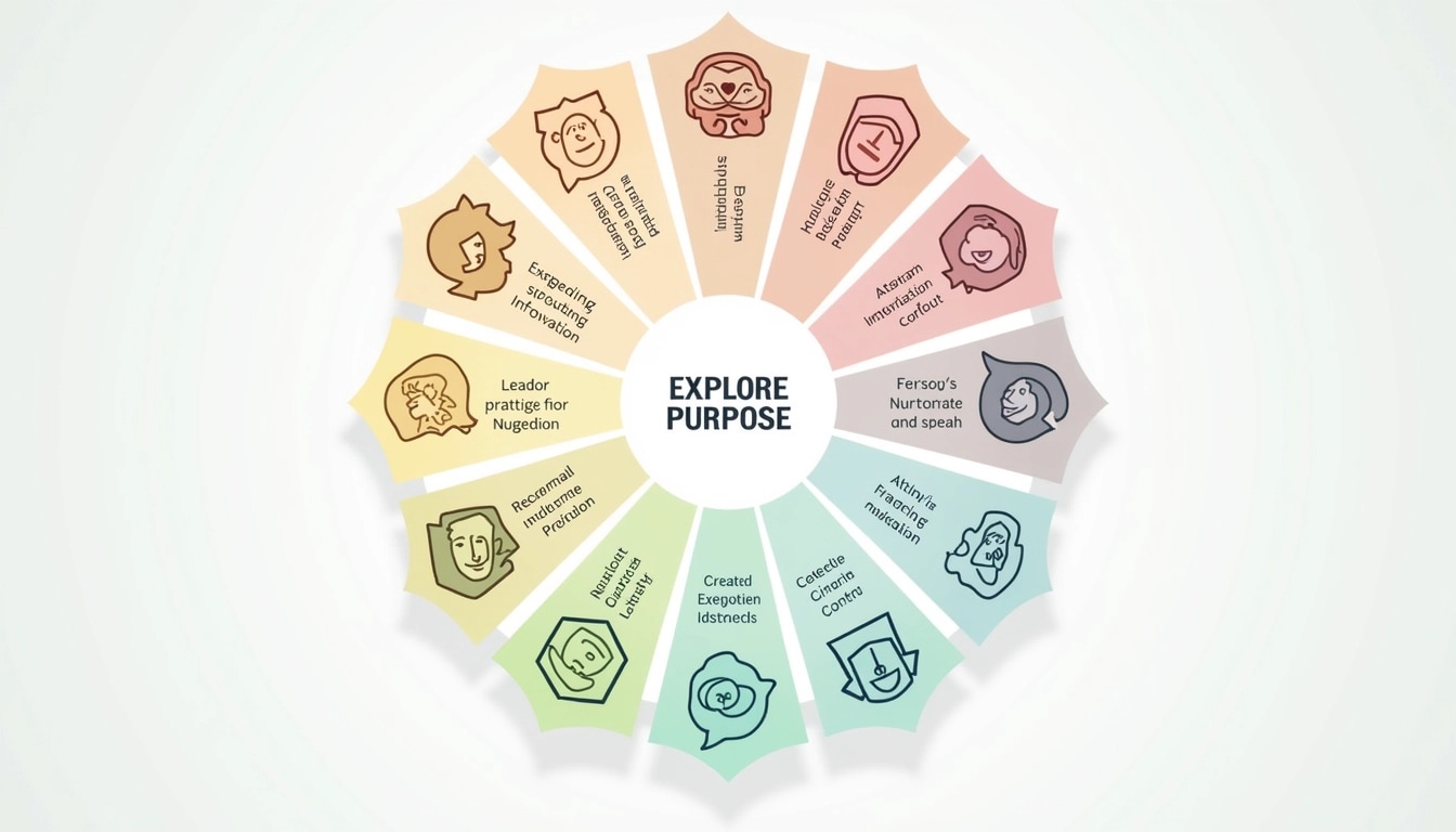 Create a circular diagram divided into 12 sections | NoMoreCopyright