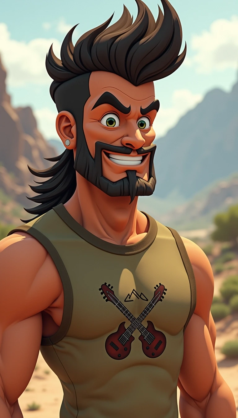 Design a character with a rugged appearance | NoMoreCopyright