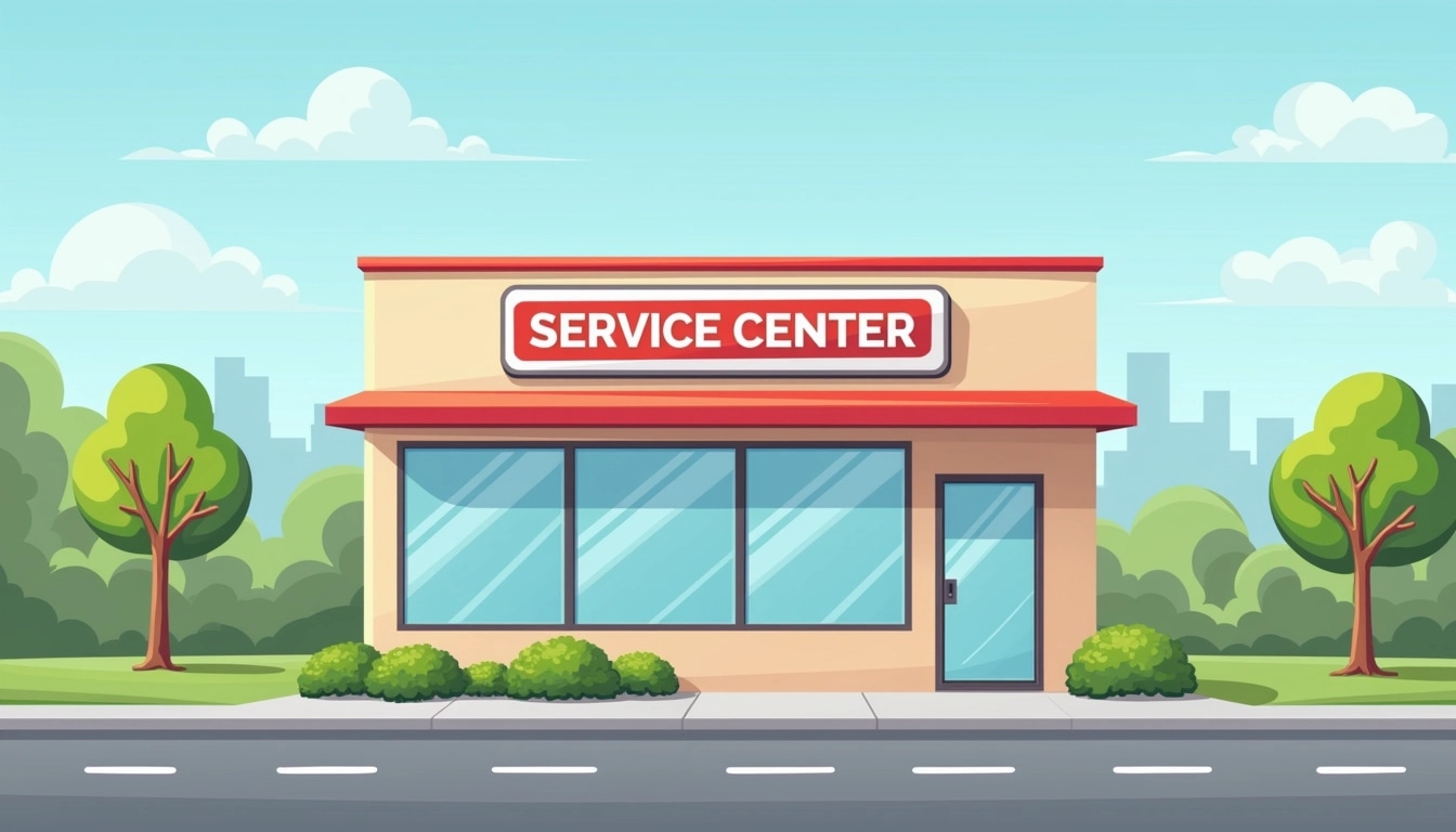 Limited Service Center Design an image of a small service center 1 | NoMoreCopyright