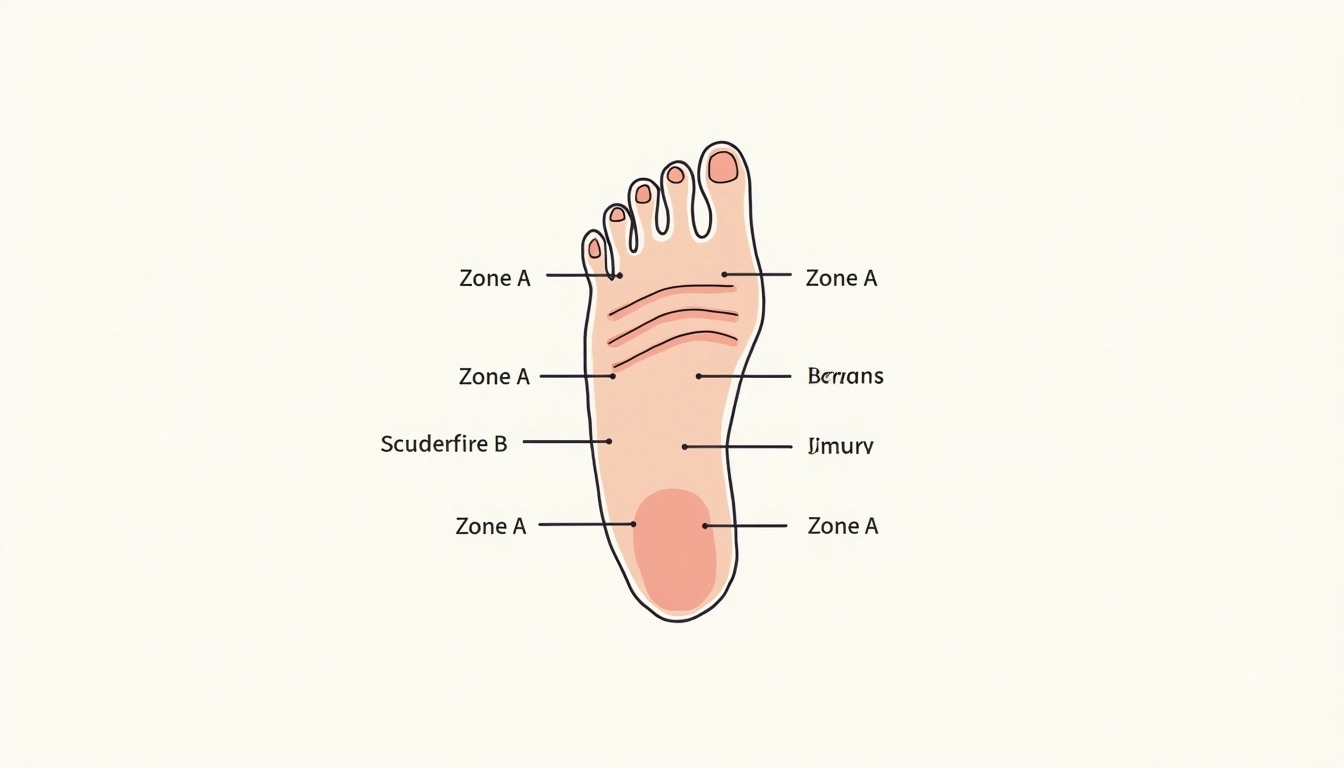 Design a foot diagram that highlights different | NoMoreCopyright
