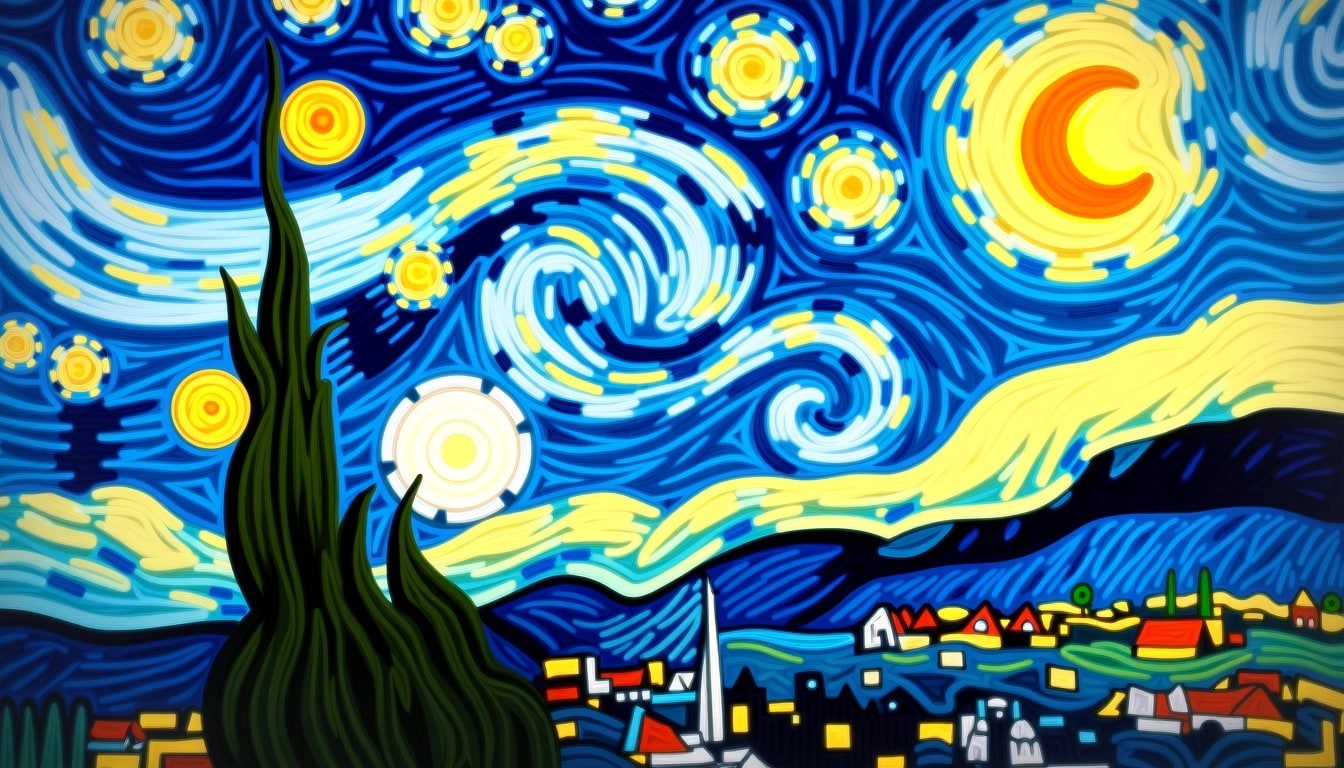 The Starry Night Van Gogh Images | Free AI Generated Art