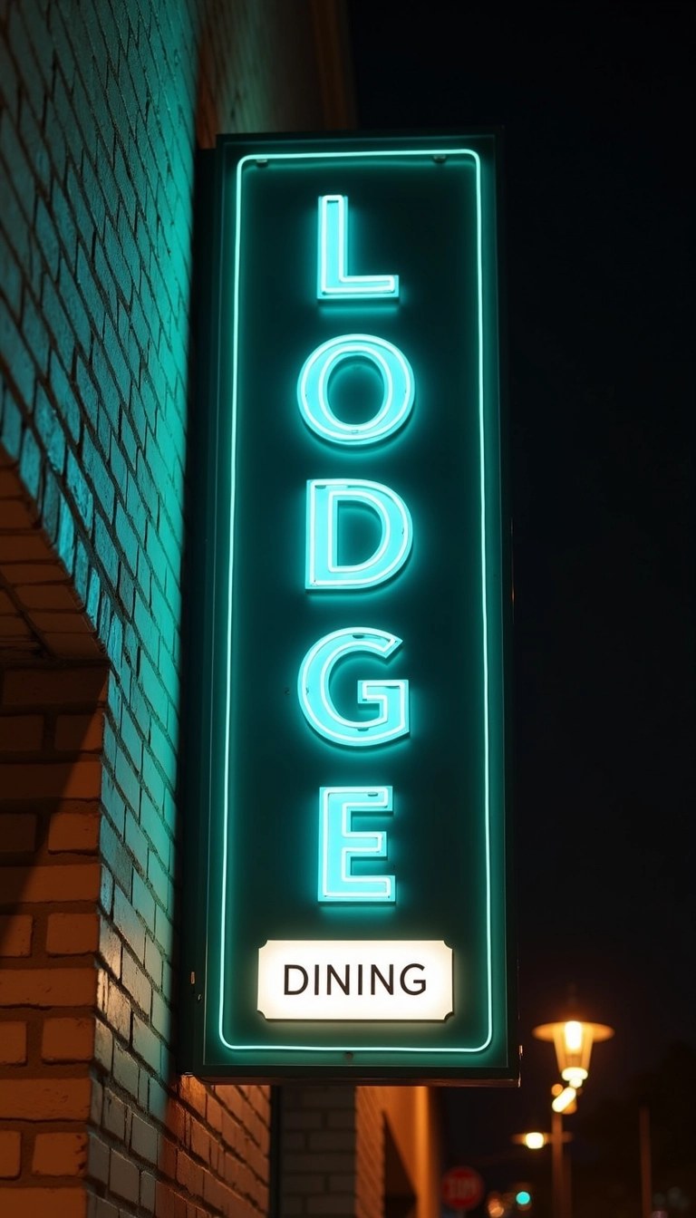 Lodge Lettering The Lodge Logo Images | Free AI Generated Art