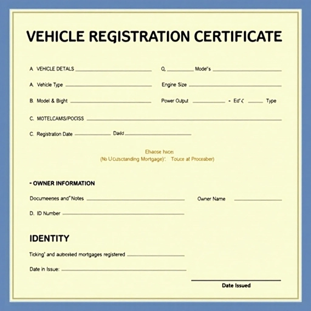 Vehicle Register Example Create a vehicle registration document design w | NoMoreCopyright