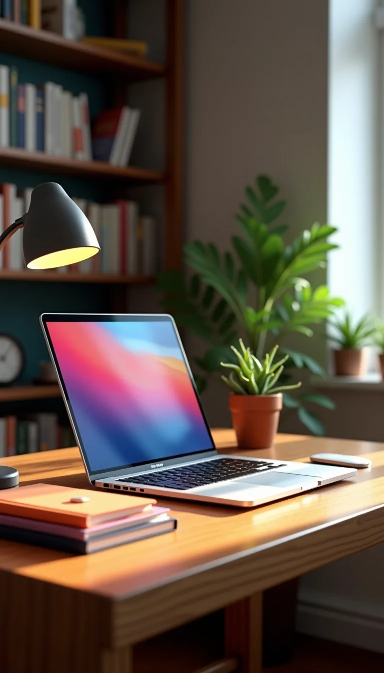 Cozy Office Background Images | Free AI Generated Art
