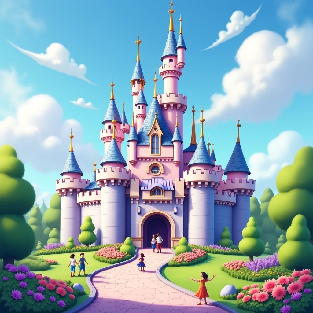 Disney Castle Clip Art Images | Free AI Generated Art