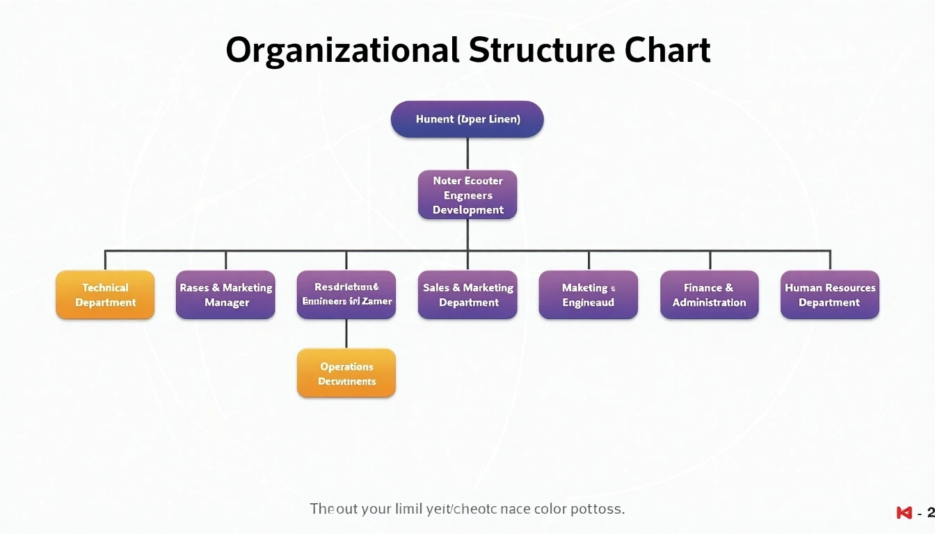 Organizational Structure Chart 1 Chief | NoMoreCopyright