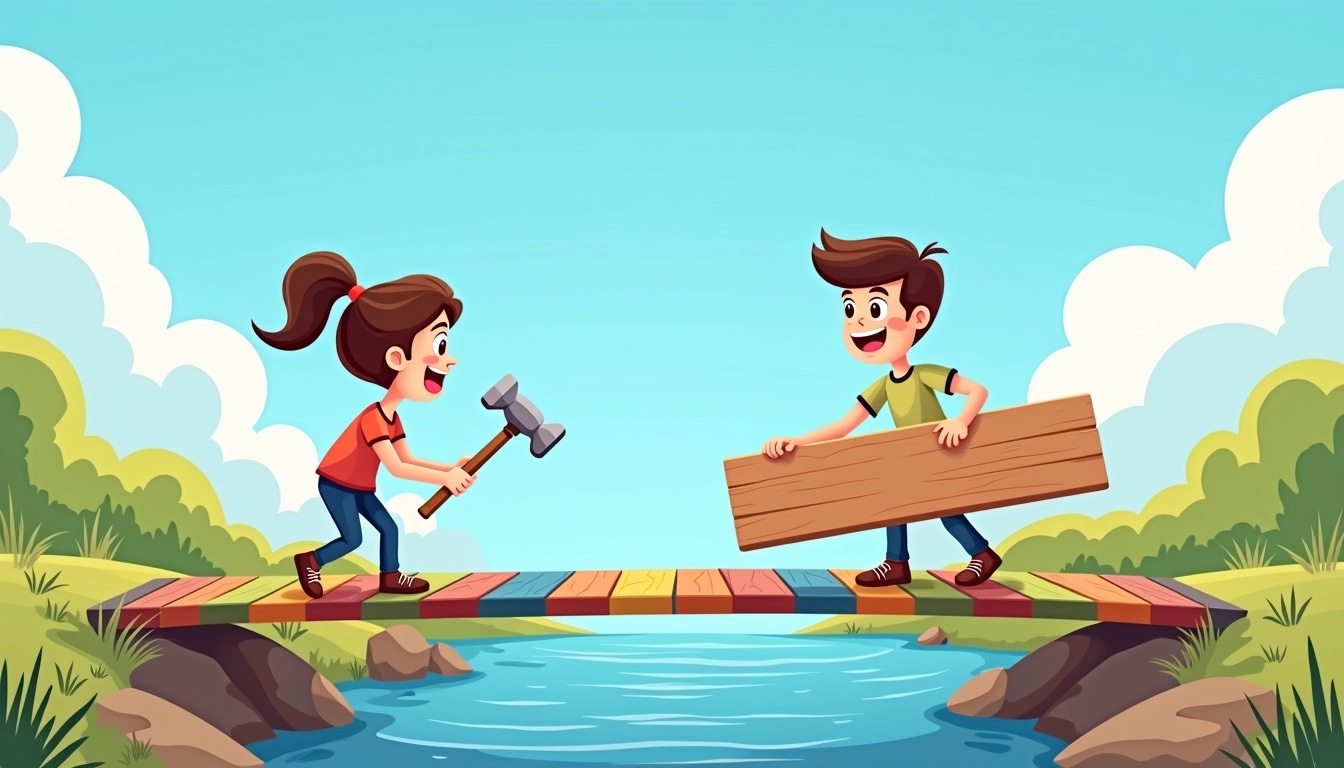 Draw Bridge Cartoon Images | Free AI Generated Art
