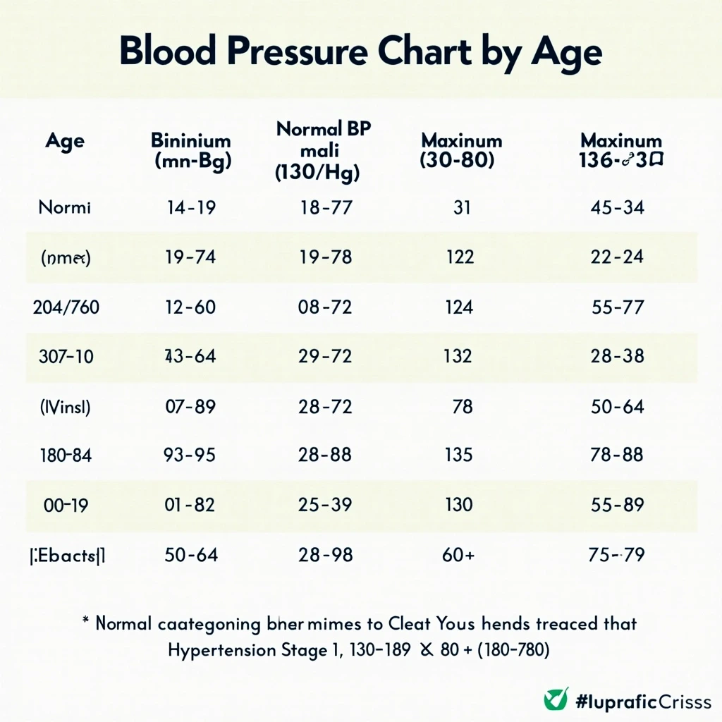 Blood Pressure Chart by Age Modified | NoMoreCopyright