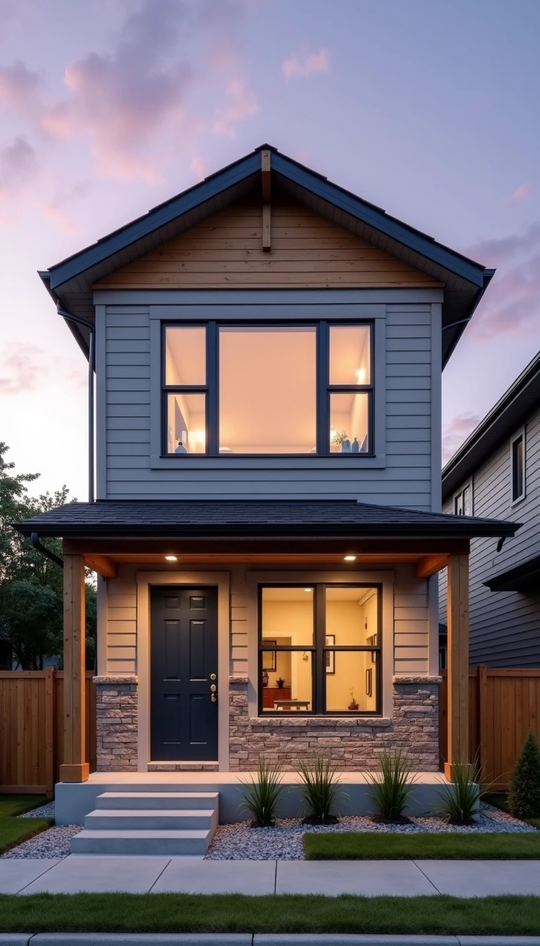 Design a two-story residential building featuri | NoMoreCopyright