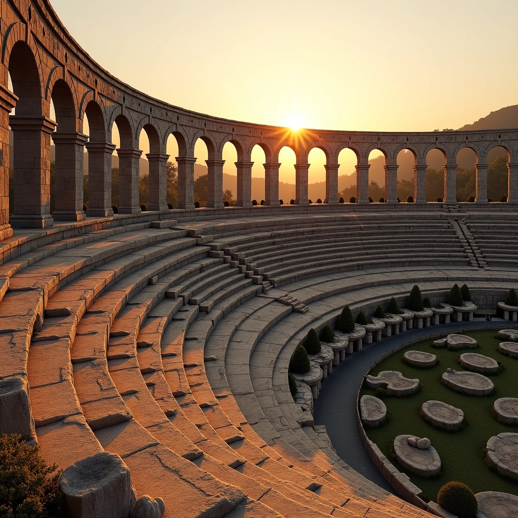 Create an image of an ancient amphitheater | NoMoreCopyright