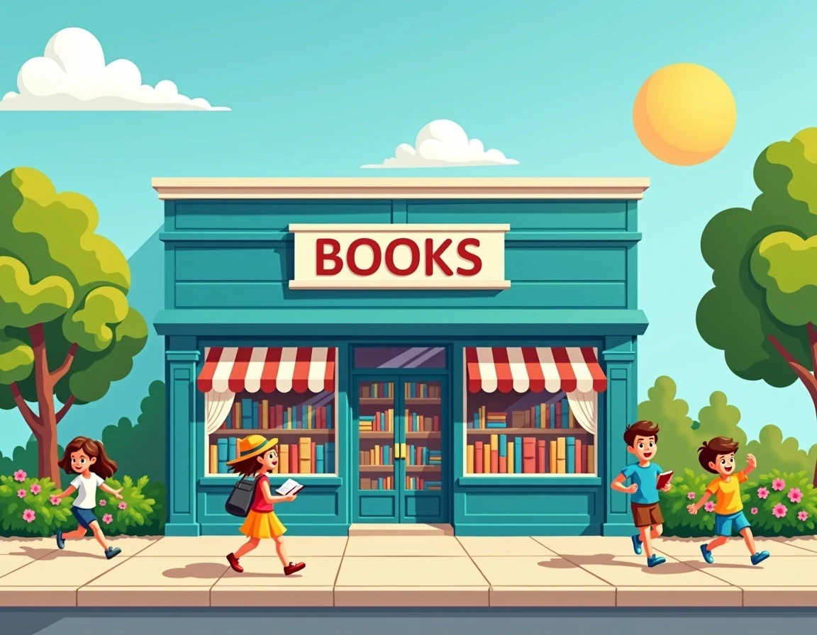 Book Store Drawing Images | Free AI Generated Art