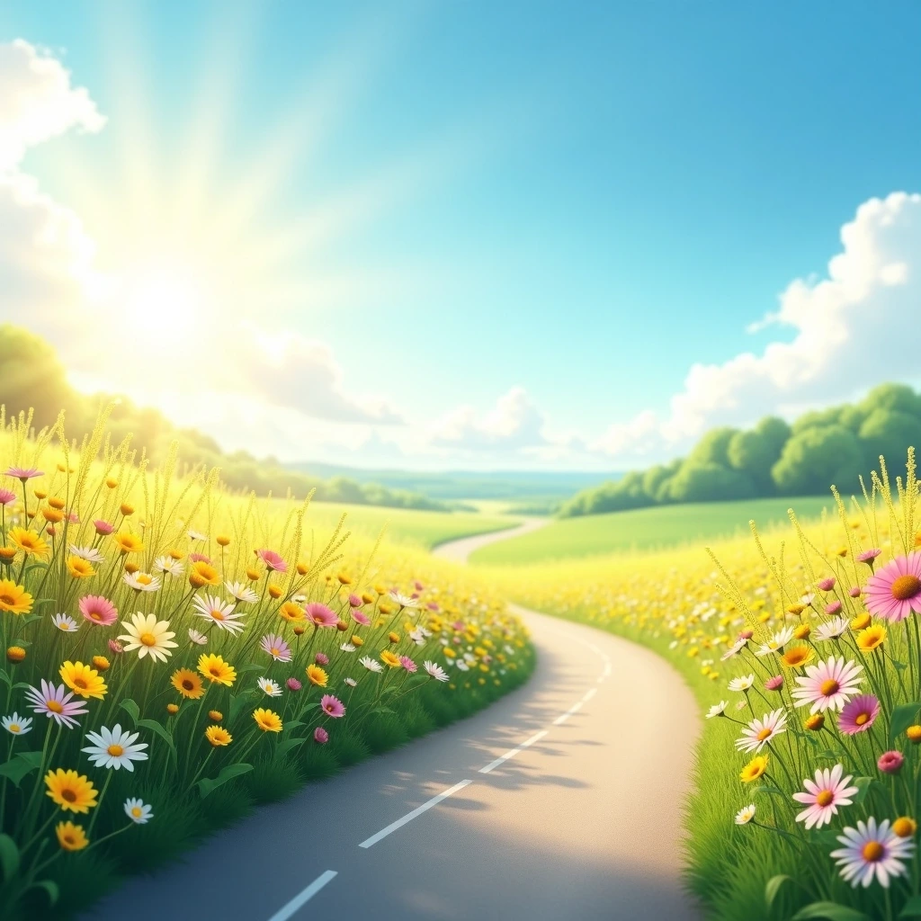 High Resolution Spring Desktop Wallpaper Images | Free AI...