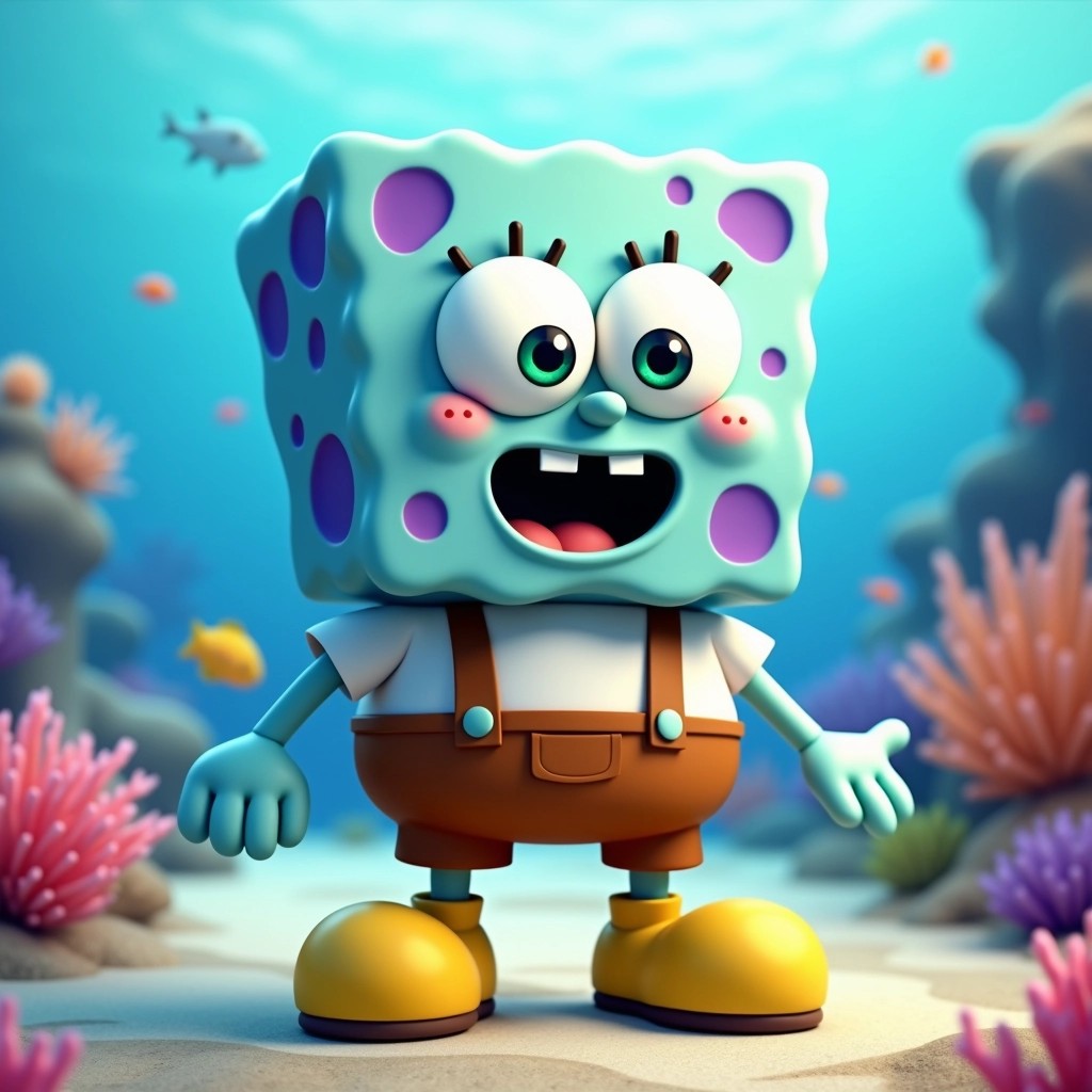 Spongebob Theme Background Images | Free AI Generated Art