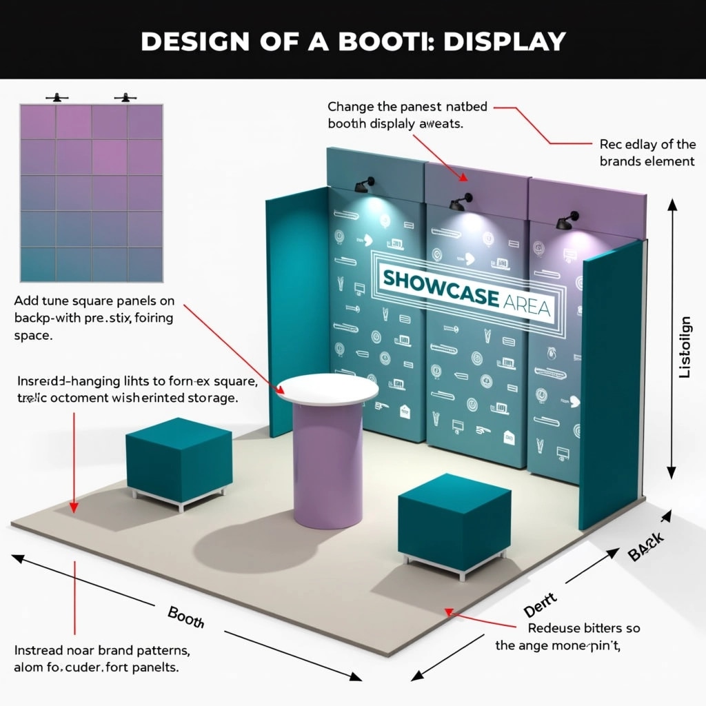 Visual Display Booth Layout Design of a Booth Display 1 Structure | NoMoreCopyright