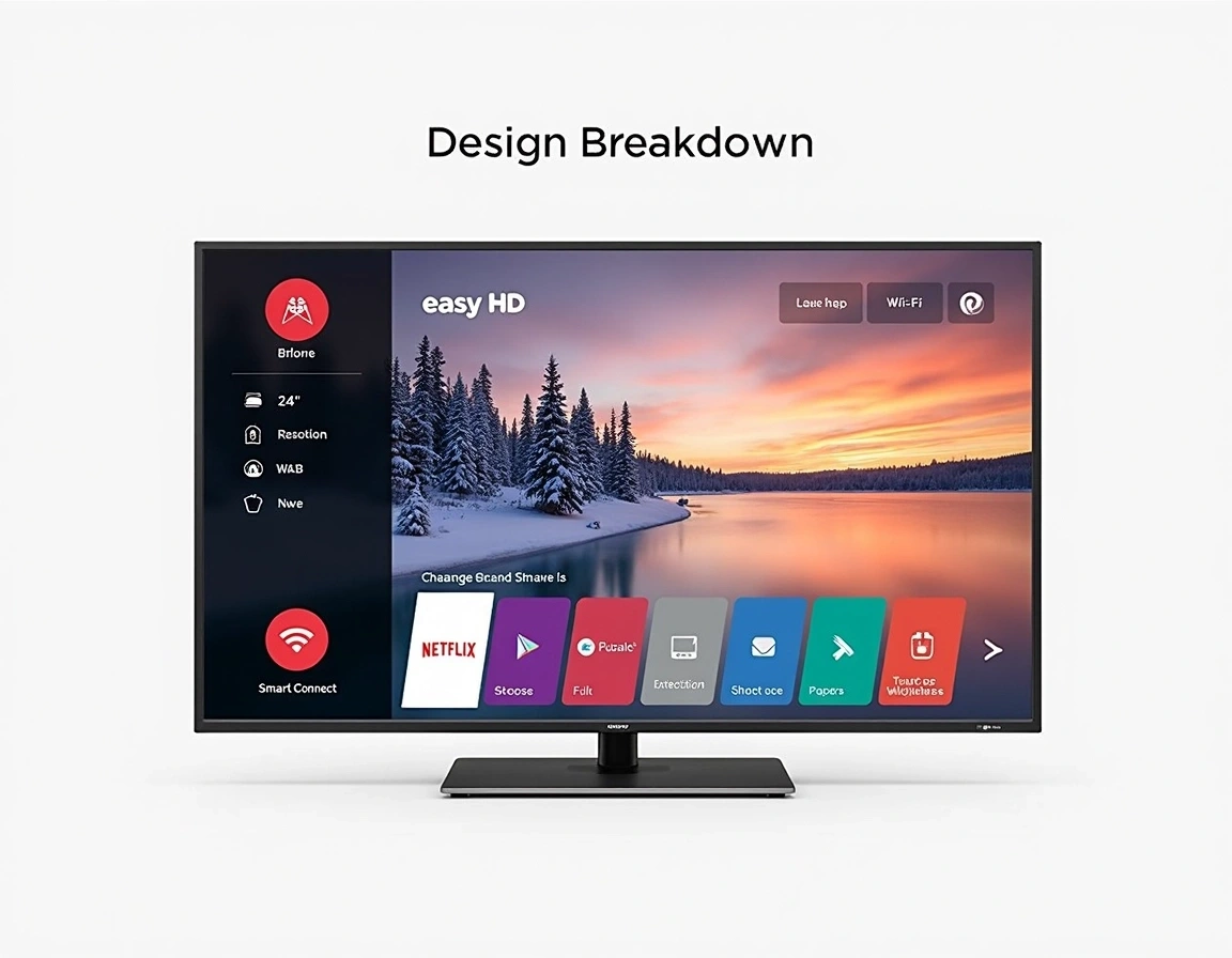 Design Breakdown Prompt Create a televisi | NoMoreCopyright