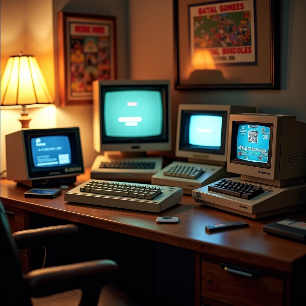 Retro Desktop Wallpaper Images | Free AI Generated Art