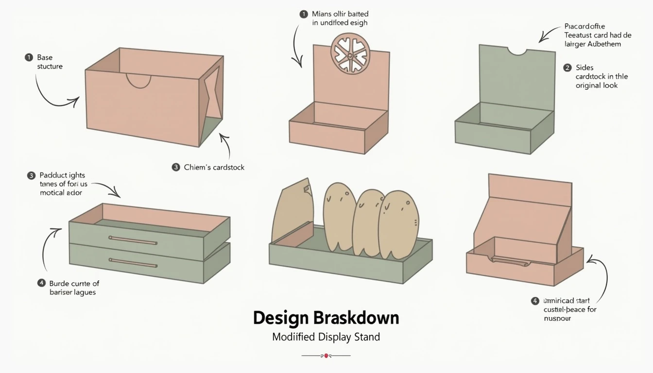 Design Breakdown Modified Display Stand 1 | NoMoreCopyright