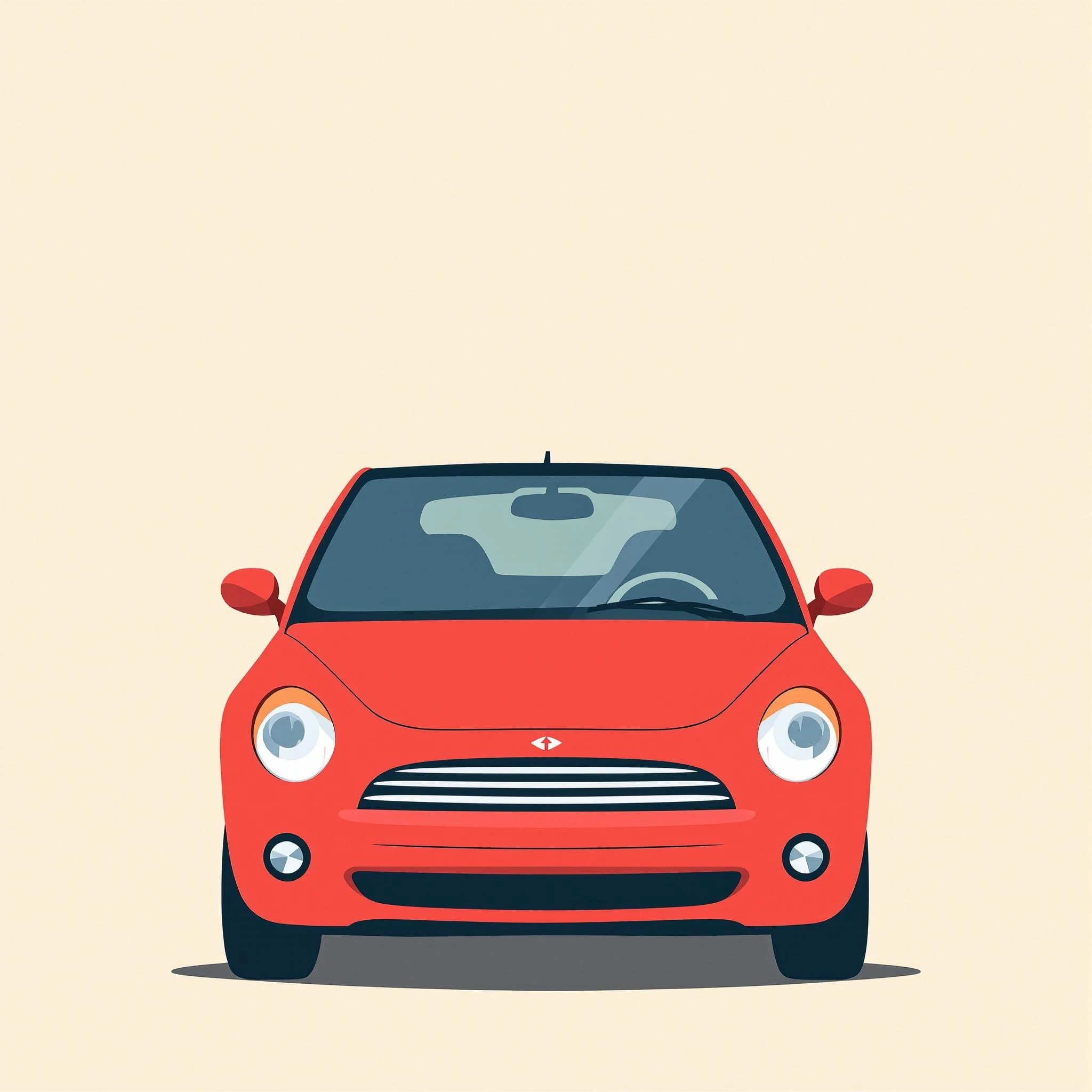 Car Front View Drawing Images | Free AI Generated Art