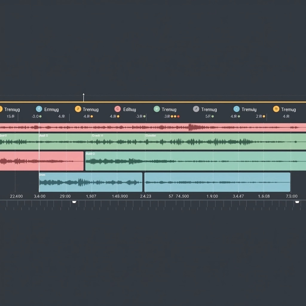 Create a digital interface showing a timeline f | NoMoreCopyright